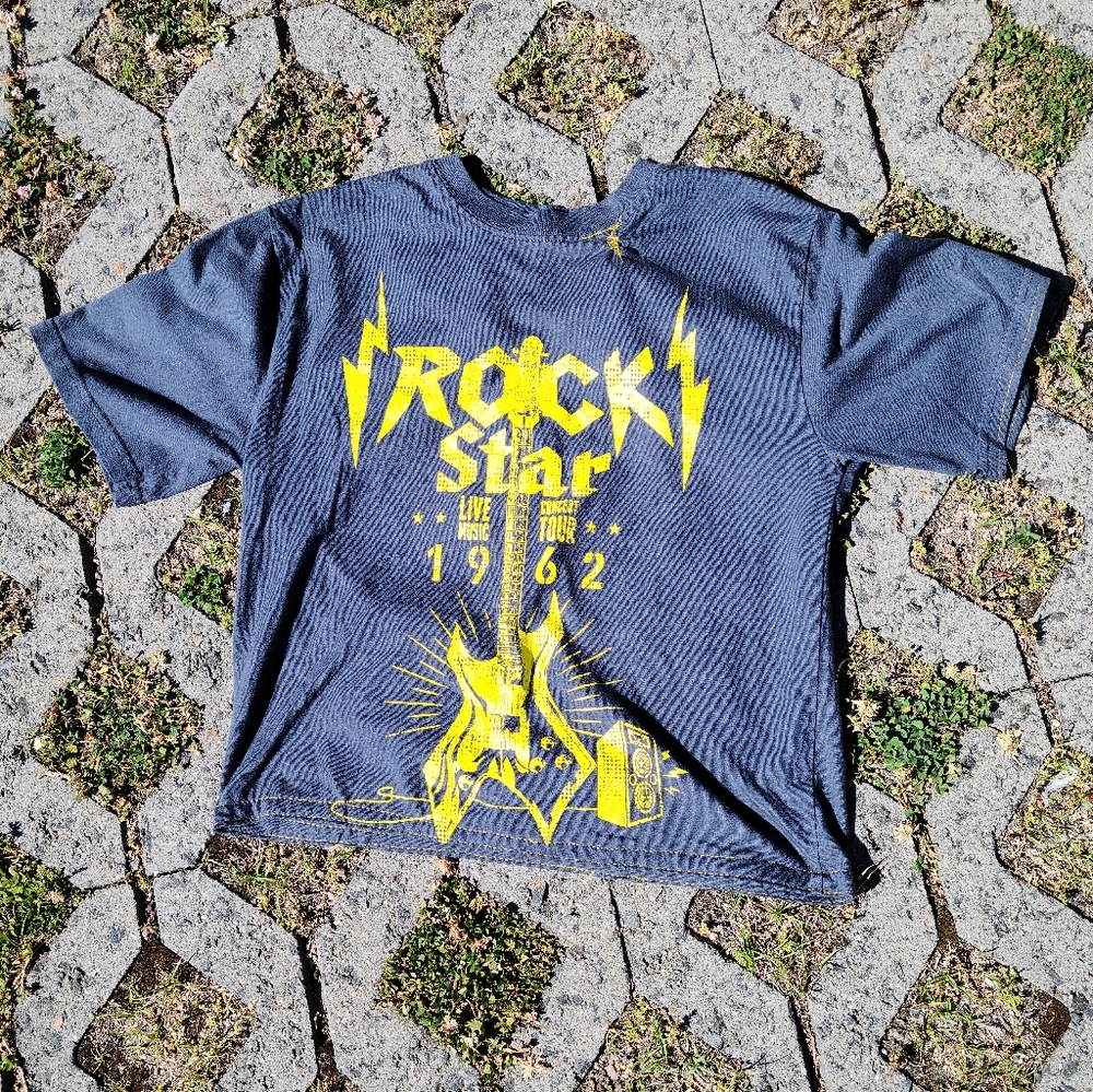 Rock star crop top